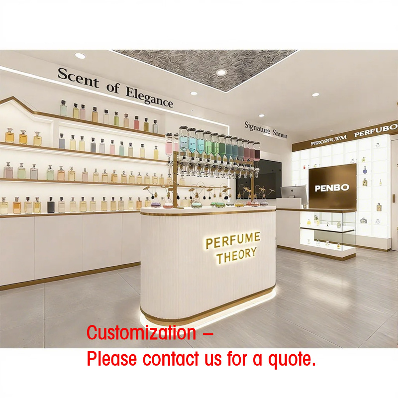 Perfume In Fragrance Shop - Vitrina de Perfumes Iluminada Personalizada, Mueble