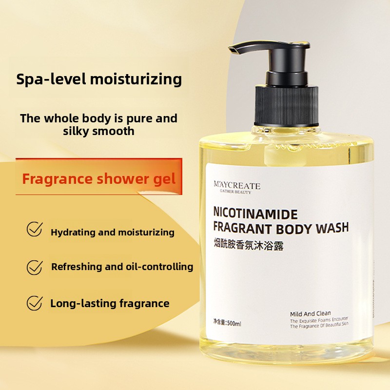 Perfume Fragrance Body Wash - Gel de Ducha con Niacinamida, Loción