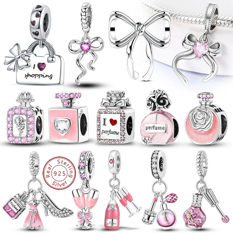 Perfume Fine Fragrance - Abalorios de plata de ley 925
