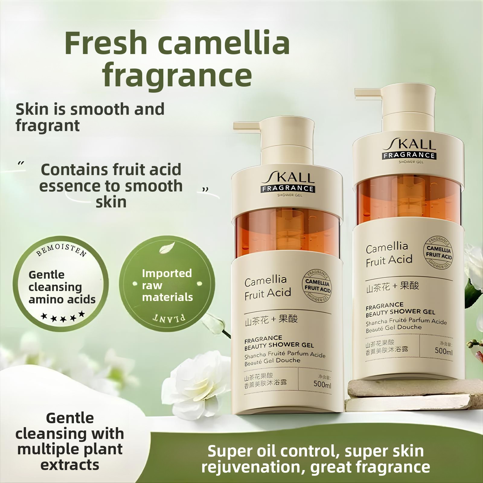 Perfume Fragrance Body Wash - Gel de Ducha con Ácido de
