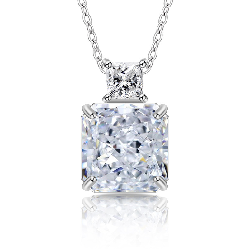Colgante cuadrado de diamante  - Perfume Fine Fragrance reseña y precio