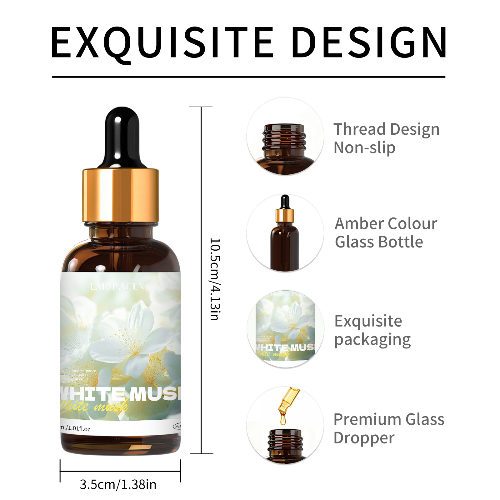 Aceites de Fragancia de Almizc - Musk White Oil reseña y precio