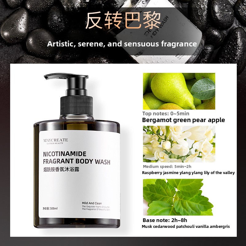 Gel de Ducha con Niacinamida,  - Perfume Fragrance Body Wash reseña y precio